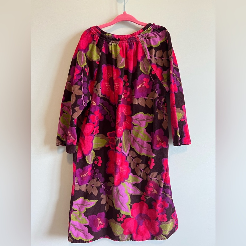 Gap Girls Floral Corduroy Dress Medium (Size 8) - Picture 7 of 7